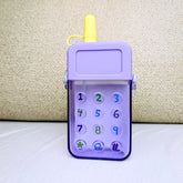 Shatter-resistant Mobile Phone Water Bottle Adjustable Strap Cute Plastic Drinking Kettle Cartoon Sport Drinking Cup Home Decor