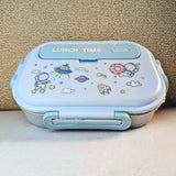 Cartoon cute sealed 316 stainless steel compartment insulation lunch box lunch box