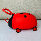 Lady Bug 4 Wheel & Straw PP Soft Silicone Drinking Sipper
