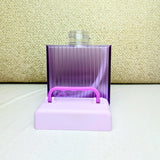 Water Bottles with Straw Suitcase Design Travel Bottle with Random Stickers Suitable for Outdoor Purple - 450ml